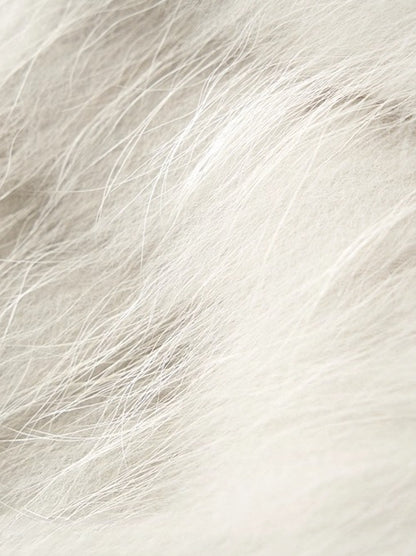 Bordeaux Raccoon &amp; Rabbit Fur Jacket