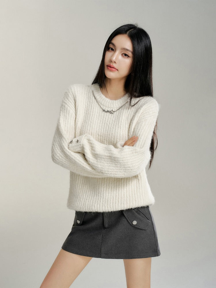 Chain Decor Sweater