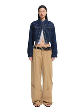 Tie-dye Denim Fashion Aluminum Wire Belt - CHINASQUAD
