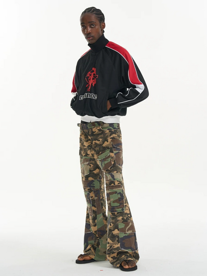 Sport Print Panel Jacket