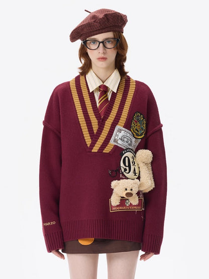 Platform 9¾ V-Neck Sweater