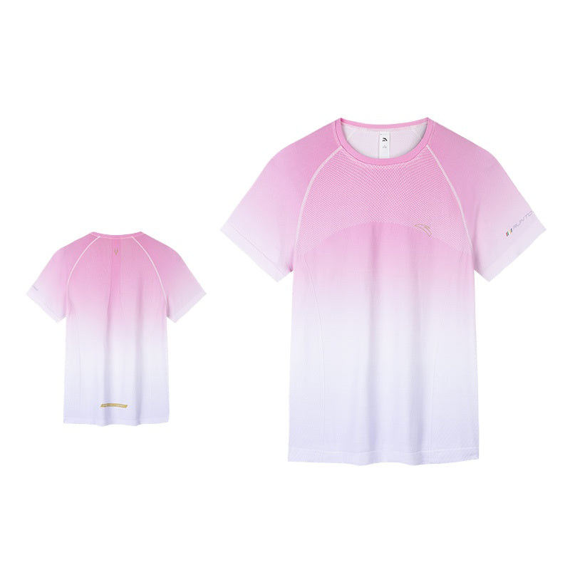 Purple &amp; Pink Breathable Running Tee