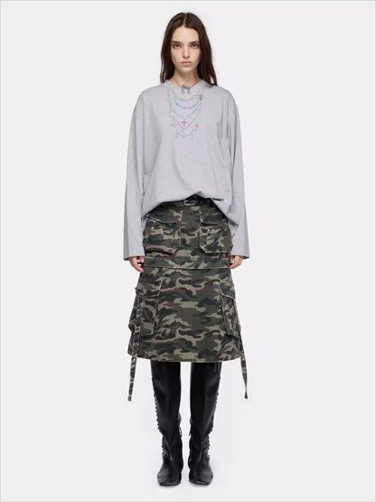 Convertible Detachable Midi Skirt