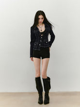 Original Color Denim Slim Fit Jacket - CHINASQUAD
