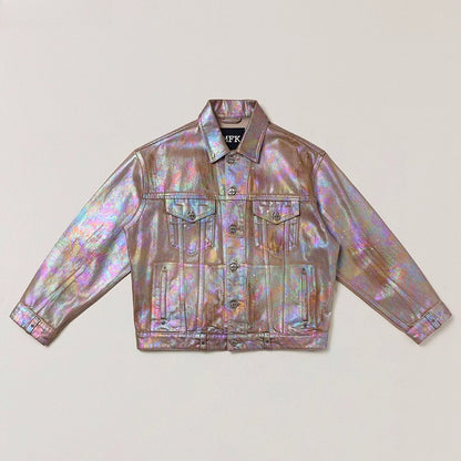 Wild Continent Handcrafted Oversized Denim Jacket
