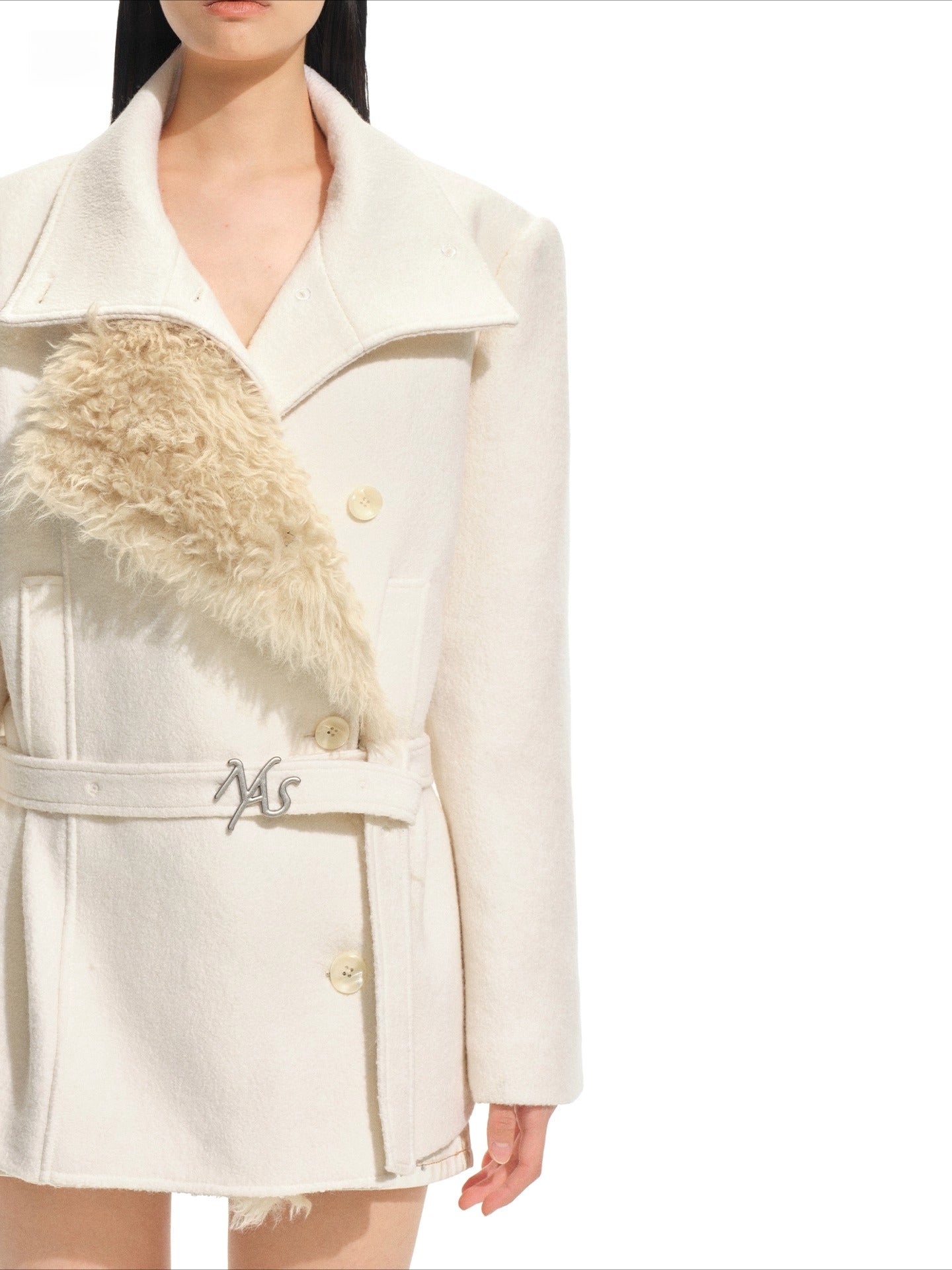 McKinley Wool-Blend Short Coat