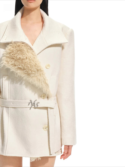 McKinley Wool-Blend Short Coat