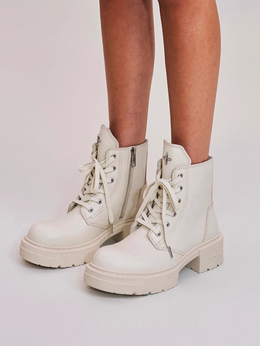 Nomad Leather Biker Boots