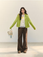 Hollow-out 3D Flower Crochet Lapel Cardigan - CHINASQUAD