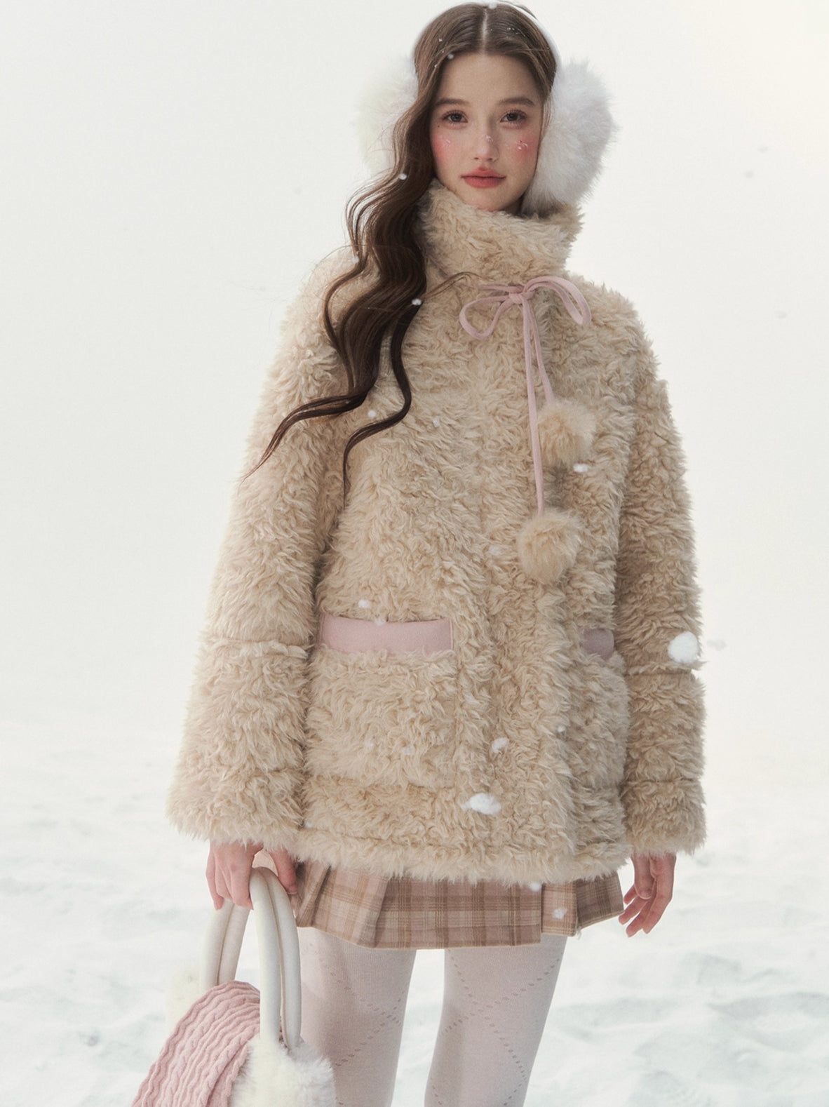 Reversible Faux Shearling Winter Jacket