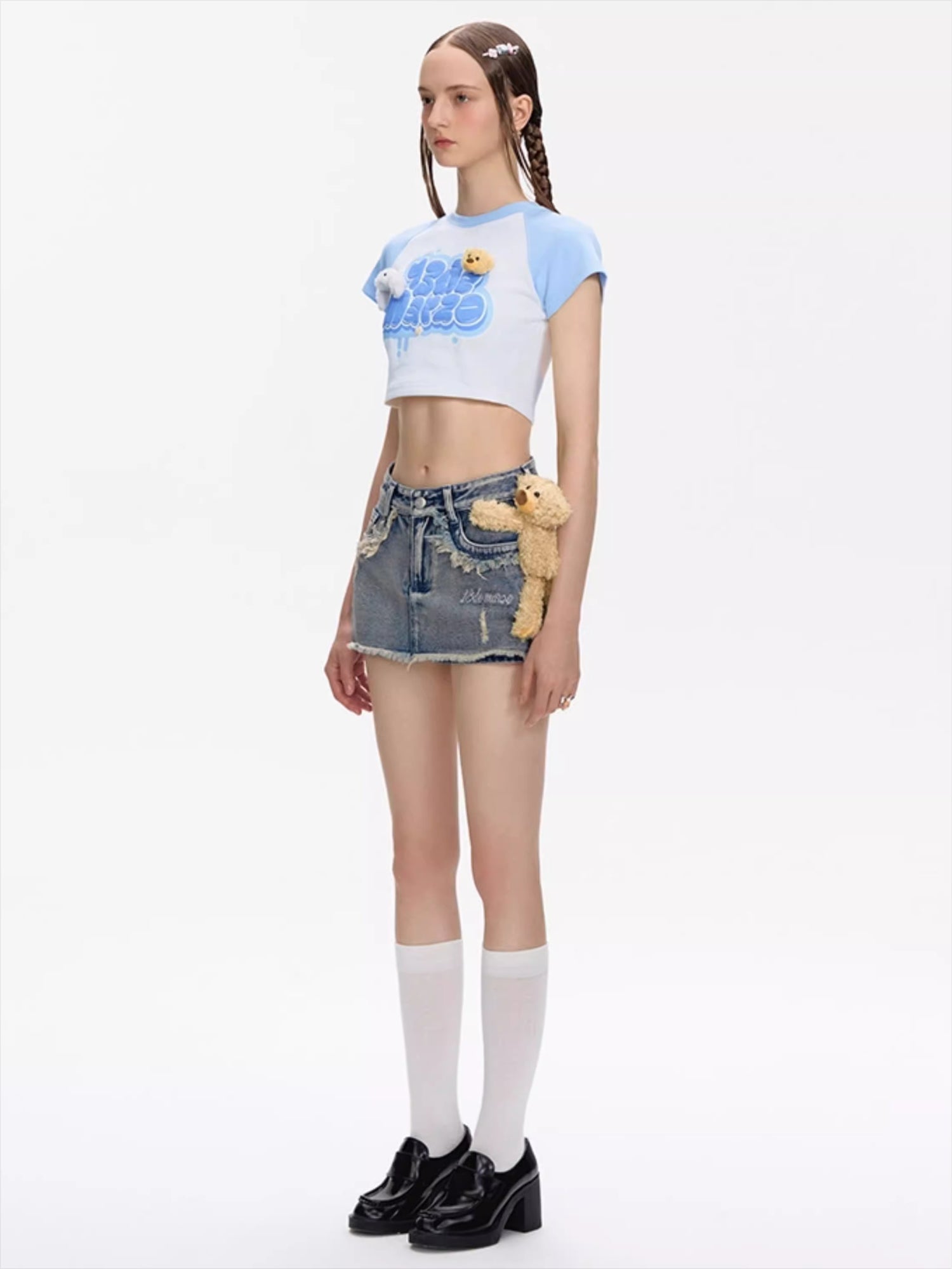 Vintage Washed Denim Short