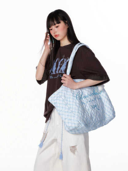 Large-Capacity Shoulder Tote Bag