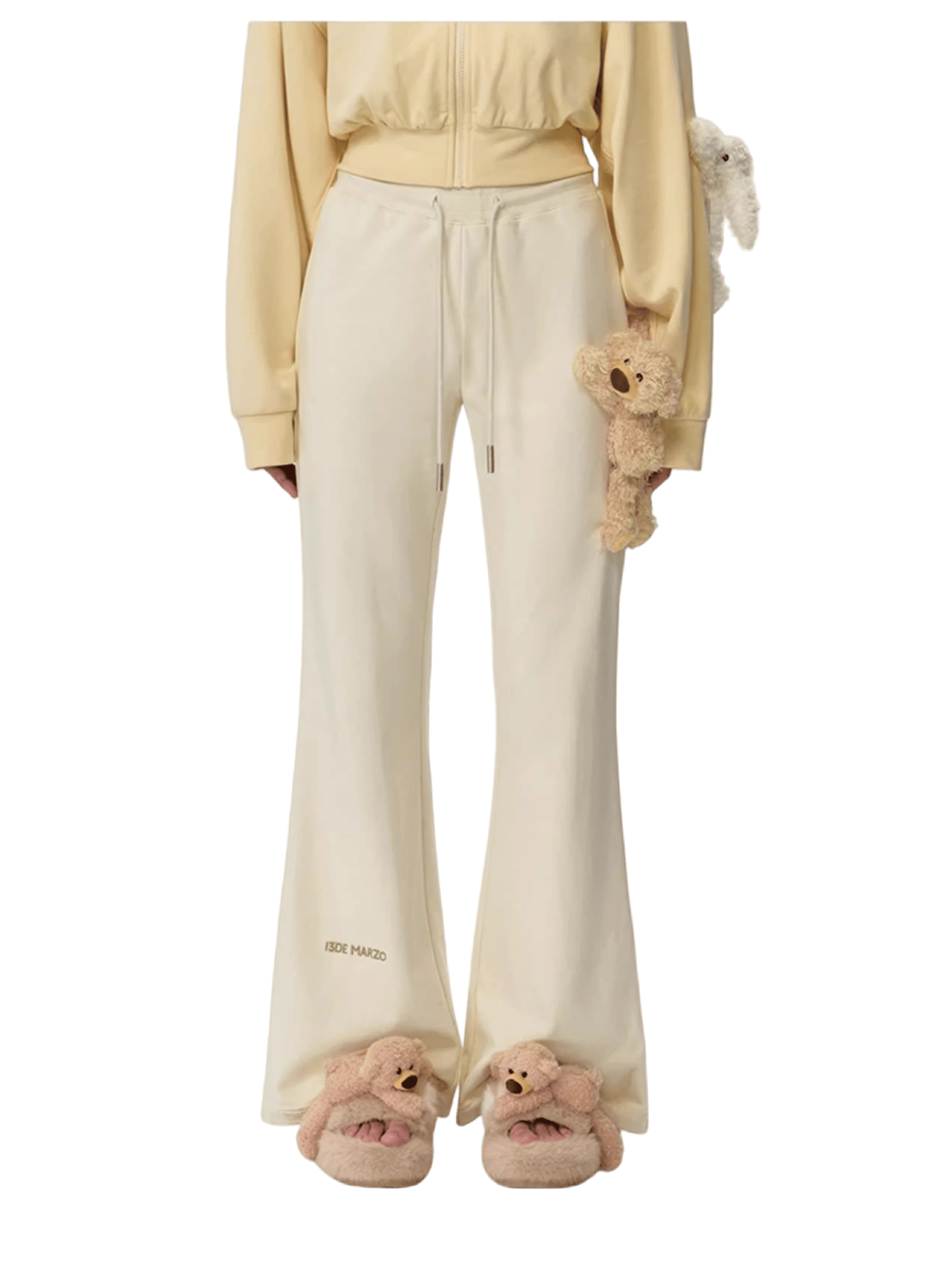 Essential Flared Casual Trousers