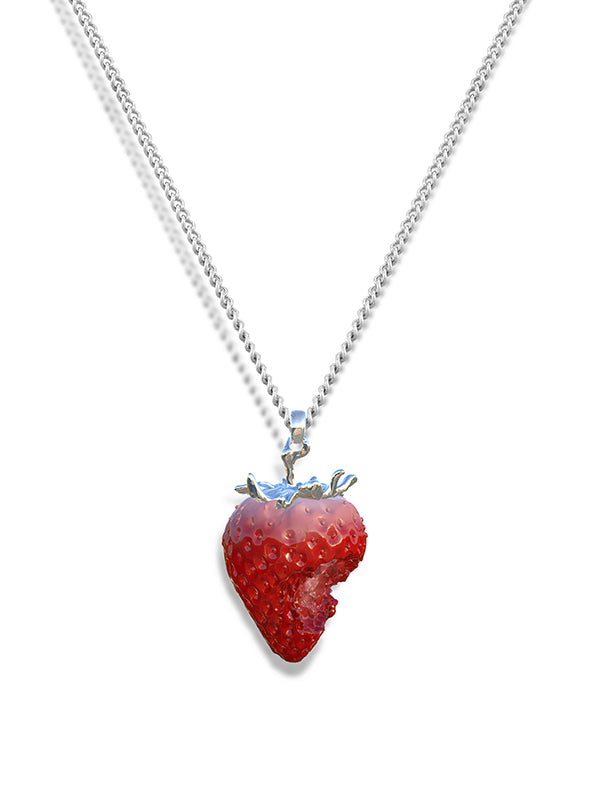 Strawberry K Gold Necklace