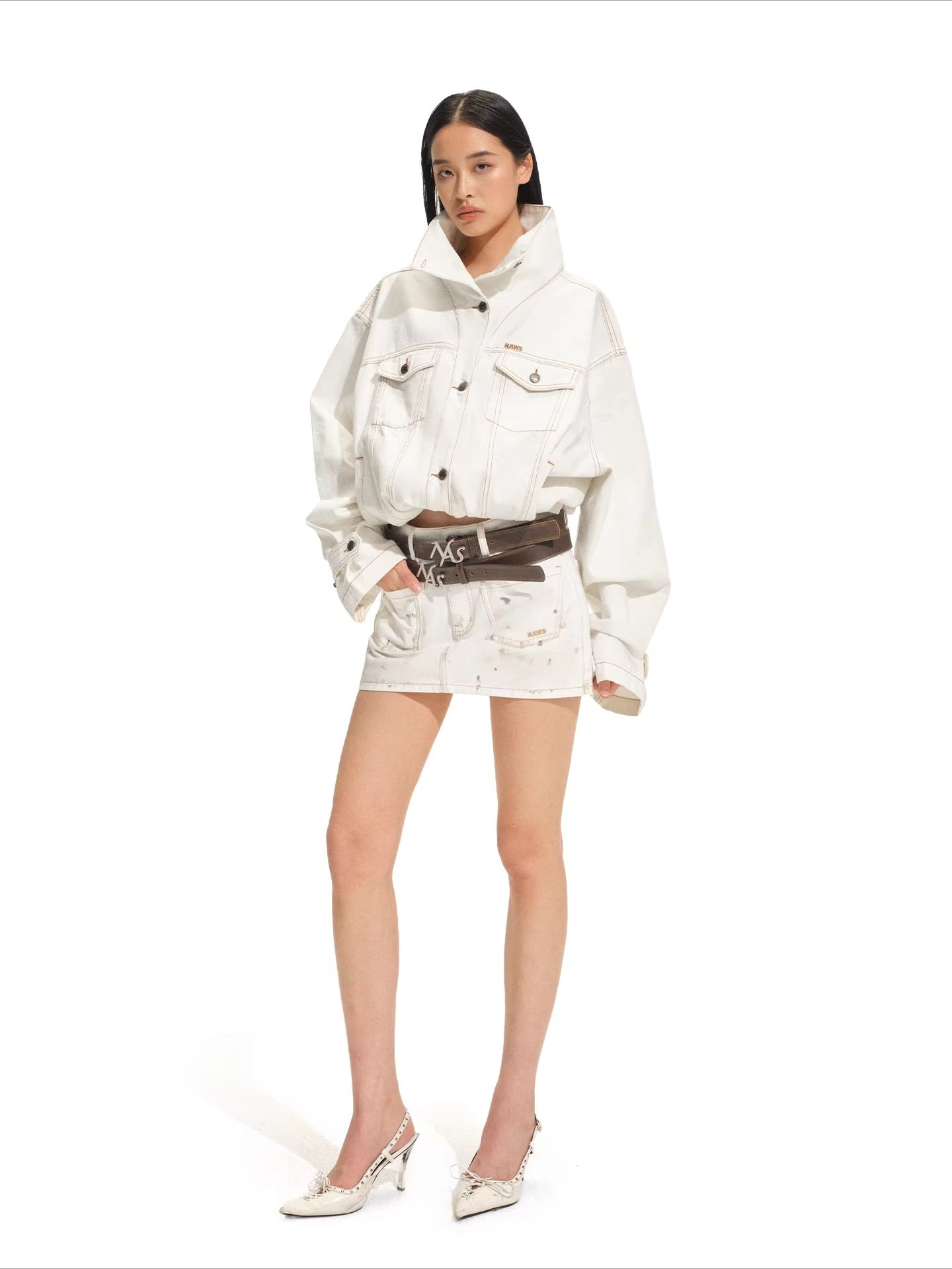 Equestrian Relaxed Denim Jacket