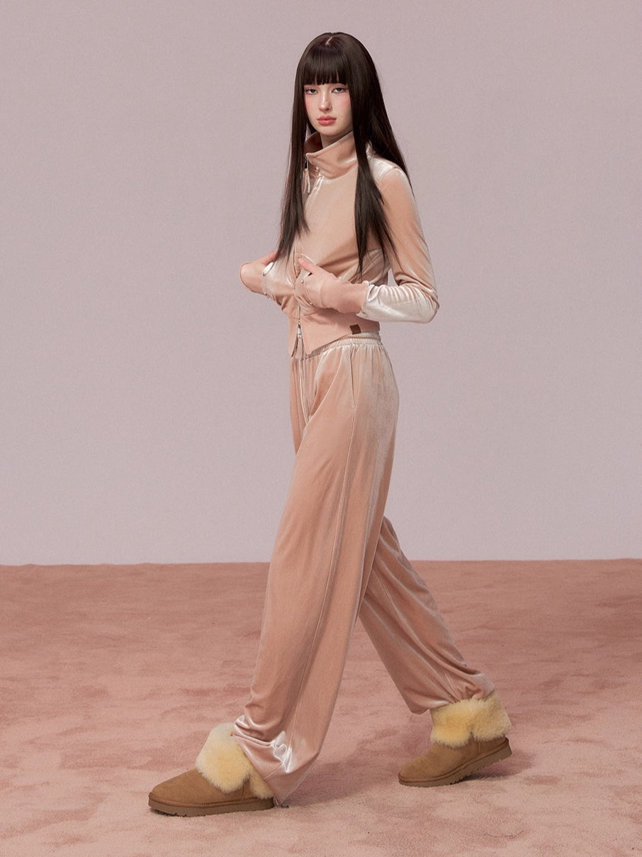 Athleisure Sweatshirt &amp; Jogger Pants Set