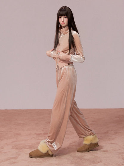 Athleisure Sweatshirt &amp; Jogger Pants Set