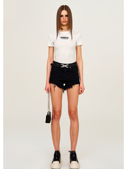 Waist Elastic Sports T-shirt Base