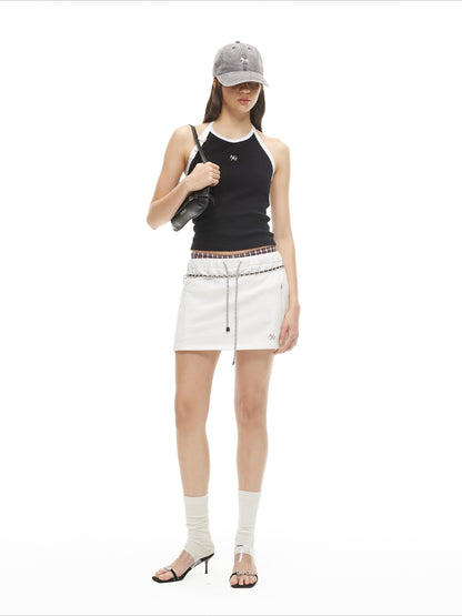 Margot Washed Halter Tank