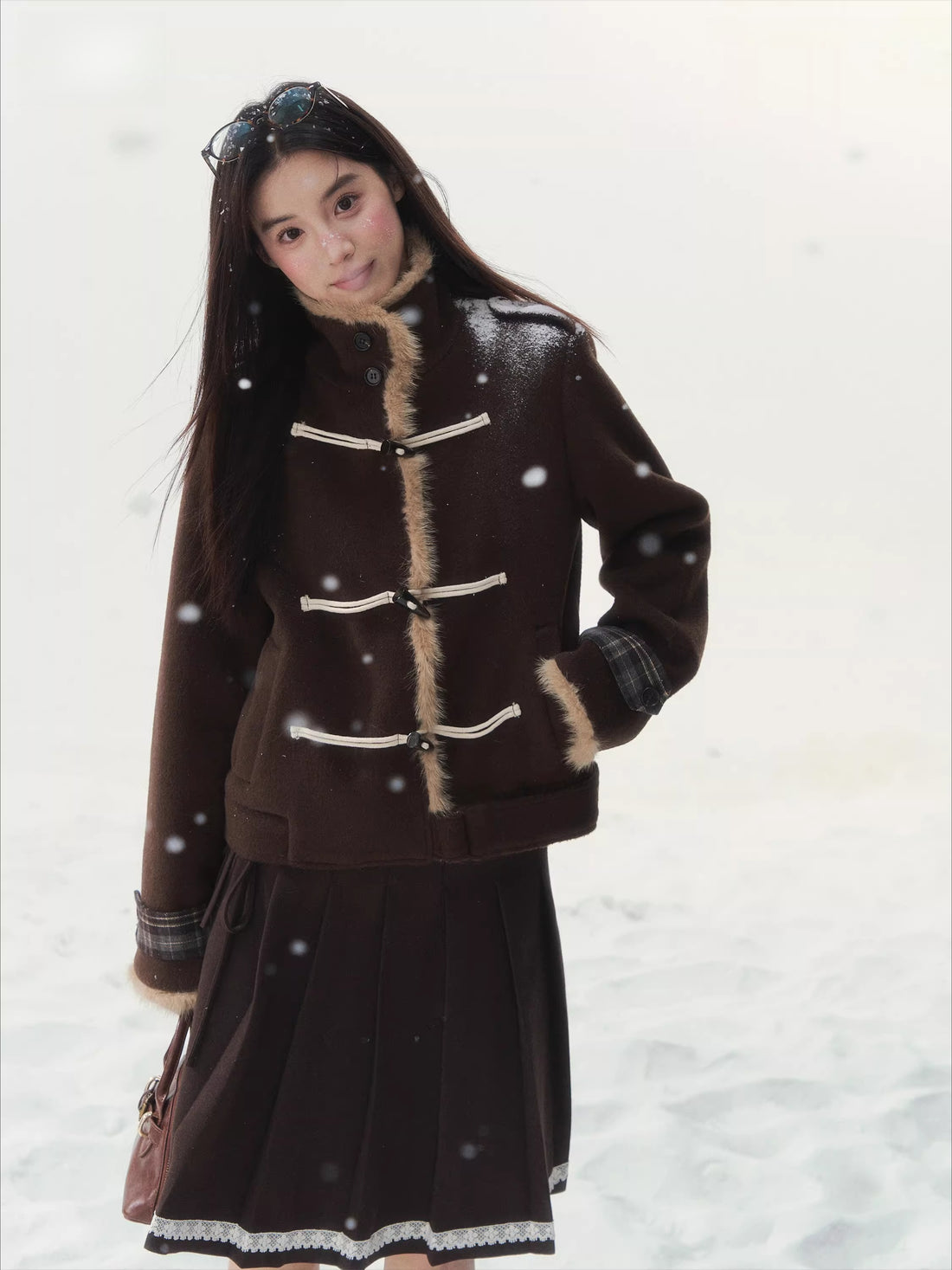 Vintage Duffle Wool-Blend Jacket