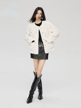 Off-white Faux Mink Coat - CHINASQUAD