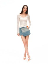 Color-block Two-piece Integrated Strap Layered T-shirt - CHINASQUAD