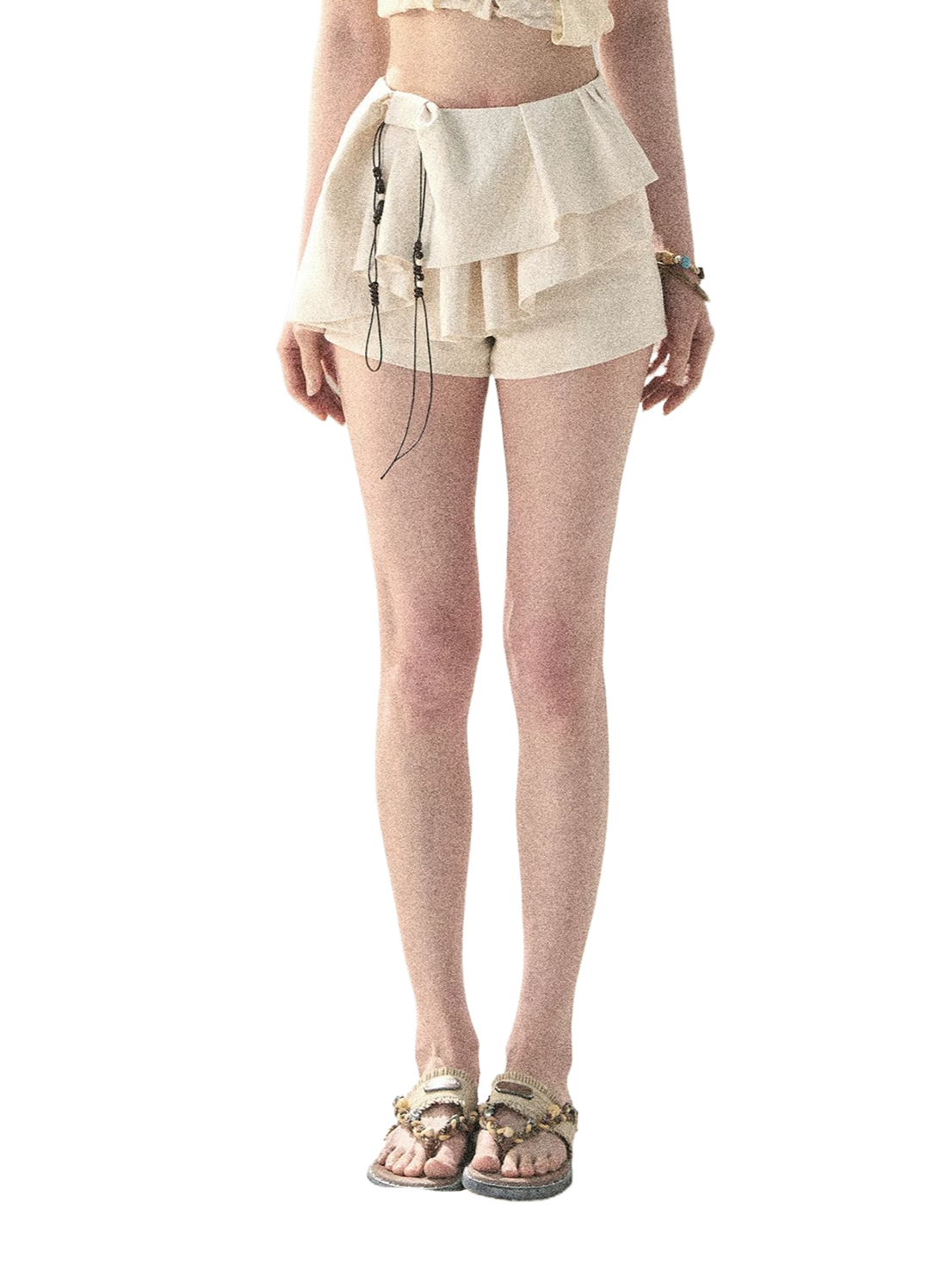 Layered Ruffle Mini Skirt