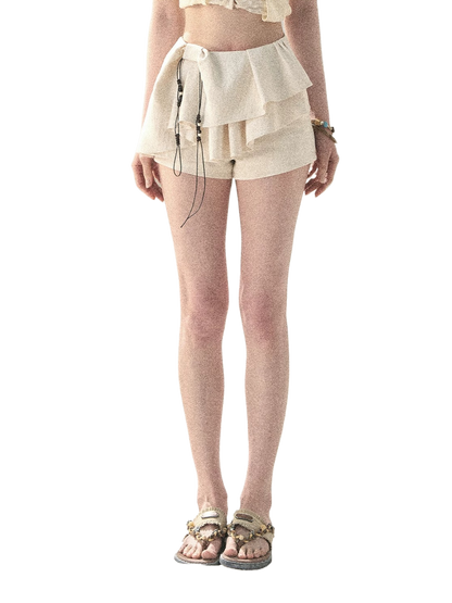 Layered Ruffle Mini Skirt