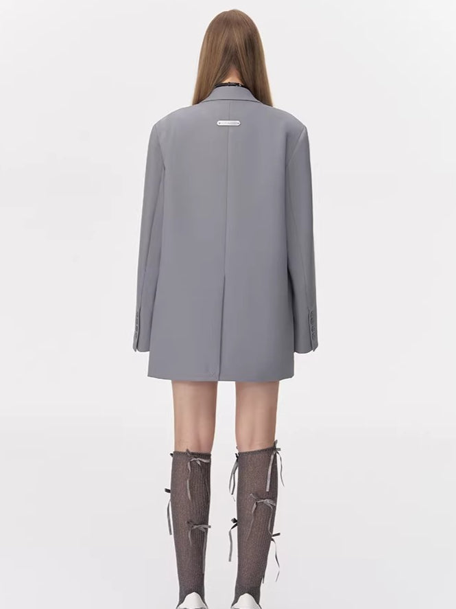 Plush Toy-Detail Relaxed-Fit Blazer