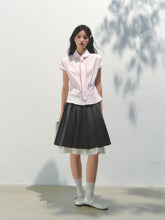 Pink Checkered Colorful Button Tie Shirt - CHINASQUAD
