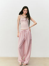 Color-Block Letter Print Camisole - CHINASQUAD