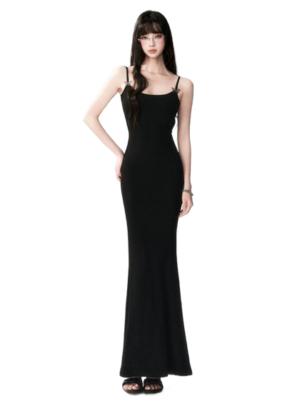 Butterfly Hardware Sculpting Stretch Cami Maxi Dress