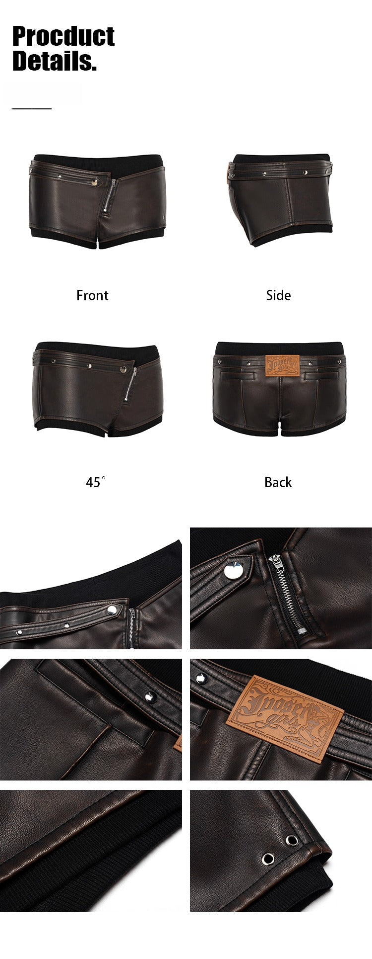 Washed Low-Rise Mini Shorts