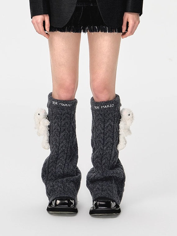 Knit Leg Warmer Socks