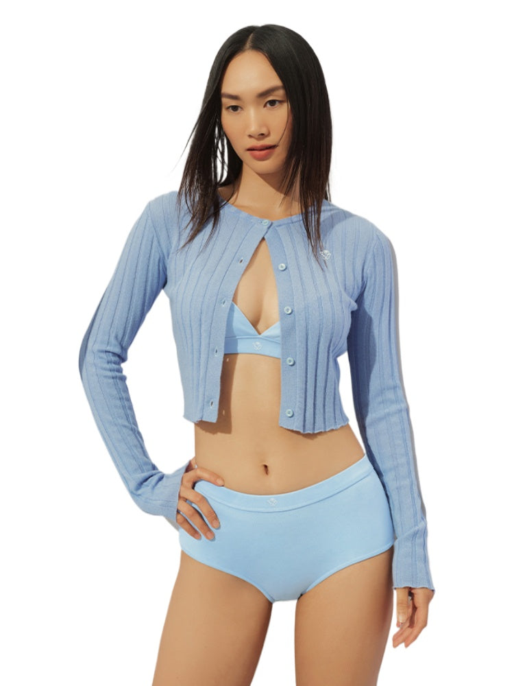 Cashmere Crew-neck Cardigan - CHINASQUAD