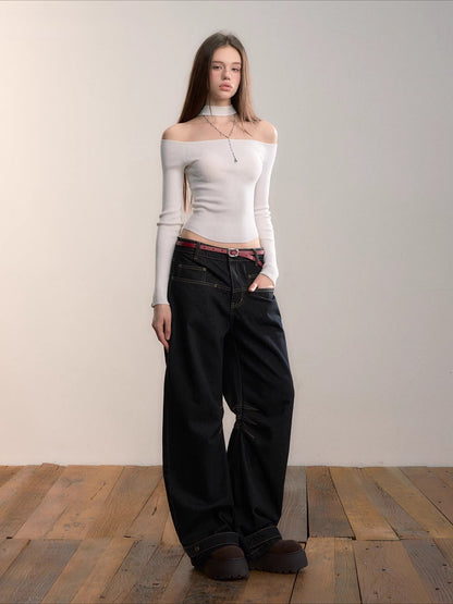 Original Vintage Straight-Leg Denim Pants