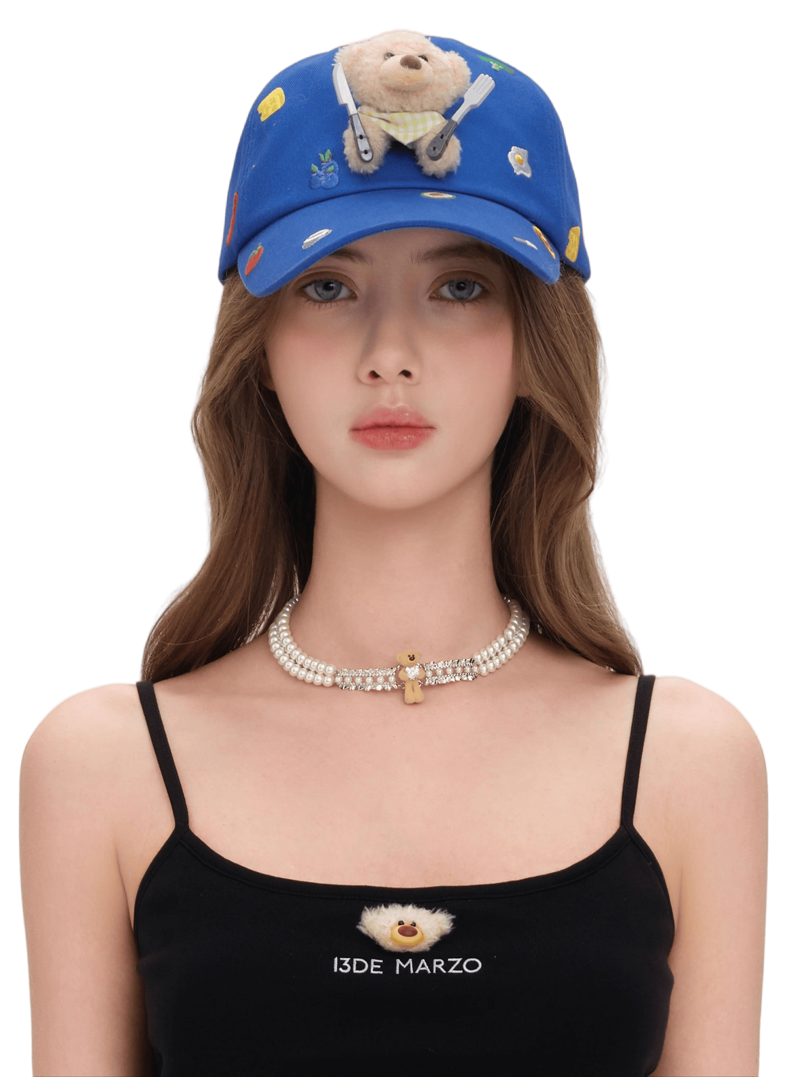 Breakfast Embroidery Baseball Cap