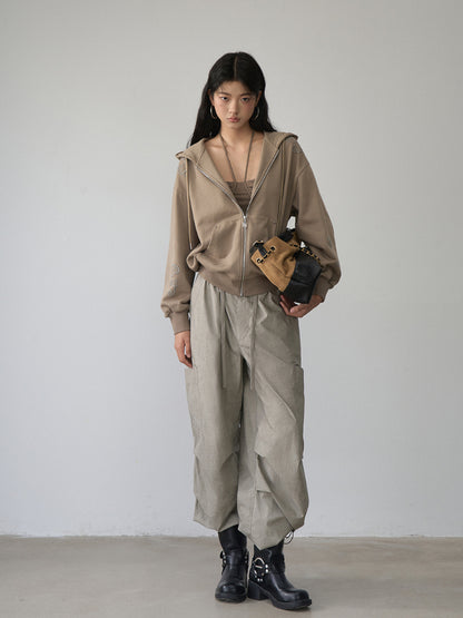 Rivet Loose Zip-up Hoodie - CHINASQUAD