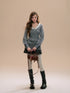 Gray V-Neck Sweater - CHINASQUAD