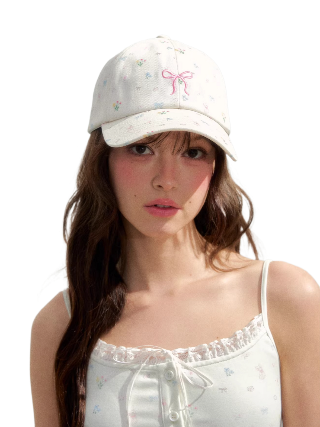 Vintage Floral Embroidered Girl Baseball Cap