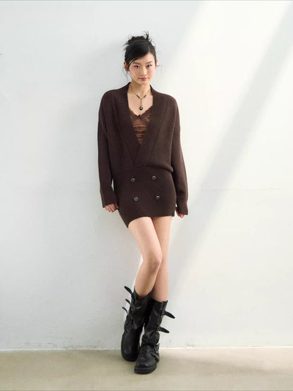 Heavyweight Knit Sweater Dress