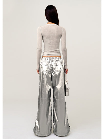 Waist-Cinching Slim Fit Thin Long - Sleeve Tunic