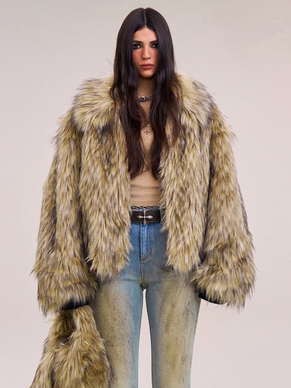 Arctic Cross Faux Fur Jacket