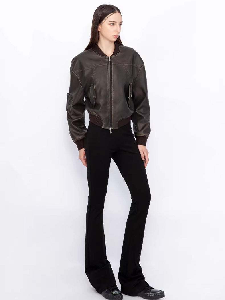 High-Stretch Slimming Micro-Flare Pants