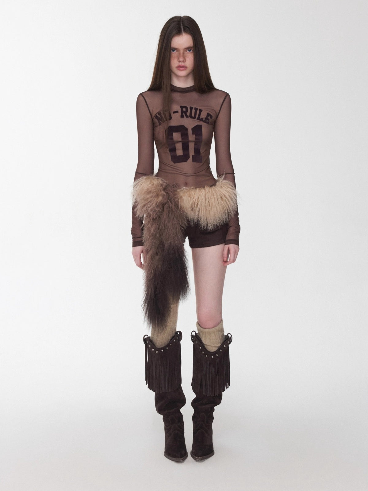 Low-Rise Studded Pocket Mini Shorts