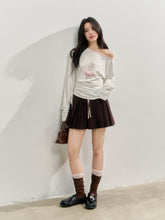 Asymmetric Shoulder 3D Bunny Long-Sleeve T-Shirt - CHINASQUAD