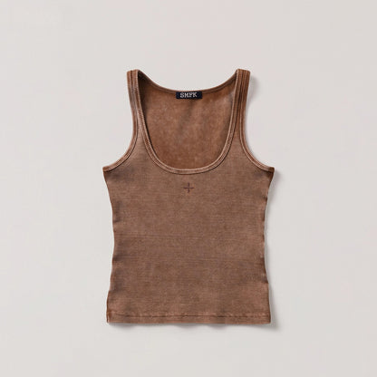 Storm Vintage Moto Washed Tank Top