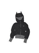 Double-Slider Small Polka Dot Devil Horn Hoodie - CHINASQUAD