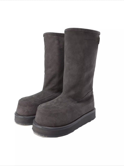 Genuine Leather Snow Boots