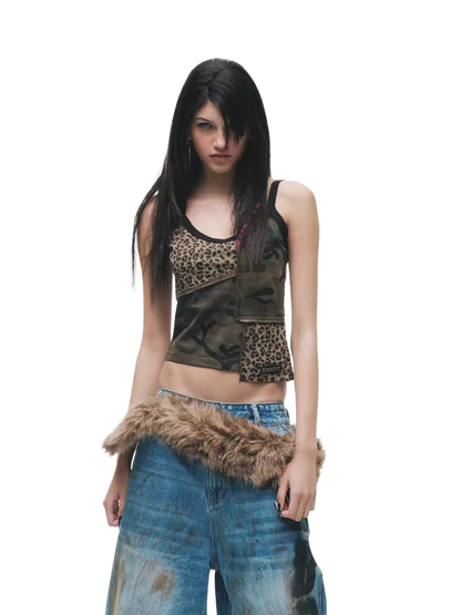 Asymmetric Remake Punk Camisole